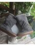 J.Crew 100% Suede Gray Boots Size 9 - photo 6