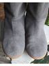 J.Crew 100% Suede Gray Boots Size 9 - photo 5