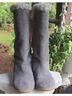 J.Crew 100% Suede Gray Boots Size 9 - photo 4