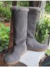 J.Crew 100% Suede Gray Boots Size 9 - photo 12