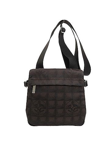 Chanel Chanel New Travel Line Shoulder Bag, Nylon Jacquard, Women's CHANEL (view 1)