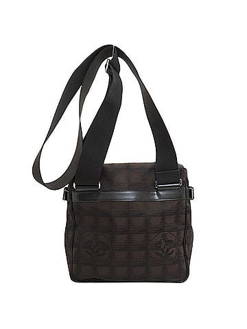 Chanel Chanel New Travel Line Shoulder Bag, Nylon Jacquard, Women's CHANEL (view 2)