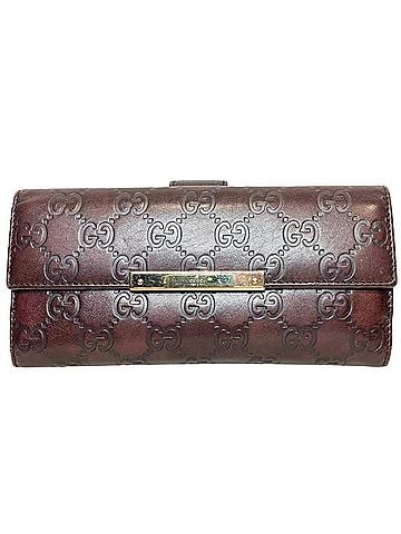 Gucci Gucci GUCCI Long Wallet Guccissima Leather 112715 (view 1)
