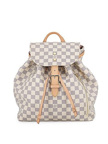 Louis Vuitton Louis Vuitton Damier Azur Speron Backpack N41578 LOUIS VUITTON Handbag (view 1)
