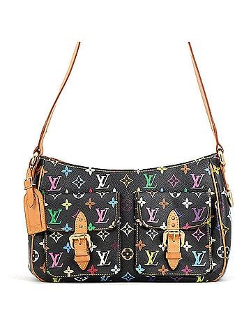 Louis Vuitton Louis Vuitton Monogram Multicolor Lodge GM Shoulder Bag M40052 LOUIS VUITTON Black Handbag for Women (view 1)