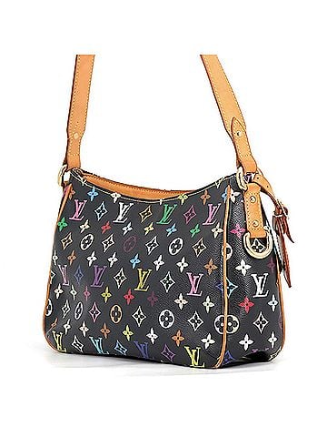 Louis Vuitton Louis Vuitton Monogram Multicolor Lodge GM Shoulder Bag M40052 LOUIS VUITTON Black Handbag for Women (view 2)