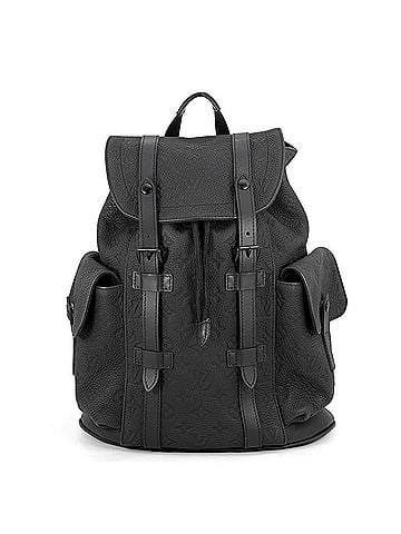 Louis Vuitton Louis Vuitton Monogram Taurillon Christopher PM Backpack M20899 LOUIS VUITTON Handbag Black Men's (view 1)