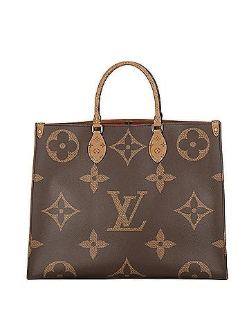 Louis Vuitton Louis Vuitton Monogram Reverse Giant OnTheGo GM Tote Bag M45320, Handbag, 2-way Shoulder Bag, Monogram, LOUIS VUITTON (view 1)