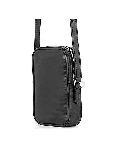 Louis Vuitton Louis Vuitton Epi Danube PM Shoulder Bag LV Circle M55120 Black Handbag for Men LOUIS VUITTON (view 2)