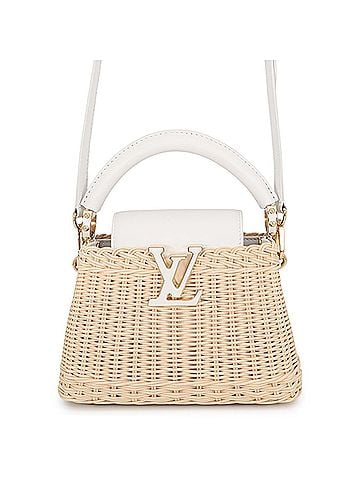 Louis Vuitton Louis Vuitton Capucines MINI Handbag, Rattan Cowhide Leather M26004, 2-way Shoulder Bag, Handbag for Women, LOUIS VUITTON (view 1)
