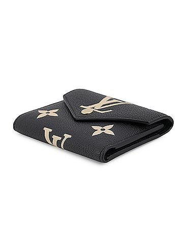 Louis Vuitton Louis Vuitton Tri-fold Wallet Monogram Empreinte Portefeuille Victorine M80968 Black Women's LOUIS VUITTON WALLET (view 2)