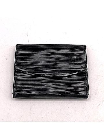 Louis Vuitton LOUIS VUITTON Epi Portemonnaie Simple M63412 Black Wallet Coin Purse (view 1)