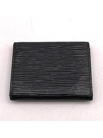 Louis Vuitton LOUIS VUITTON Epi Portemonnaie Simple M63412 Black Wallet Coin Purse (view 2)