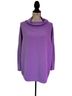 Free People Purple Pullover Sweater Size M - photo 1