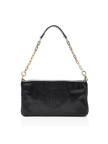 Tory Burch Tory Burch Leather Reva Bombe Clutch (view 1)