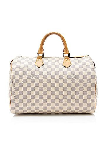 Louis Vuitton Louis Vuitton Damier Azur Speedy 35 Satchel (view 1)