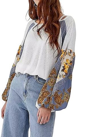 Free People Casual Clash Long Sleeve T-Shirt (view 1)