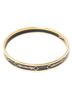 Hermes Leather Goods Black Enamel Bangle PM One size - photo 2