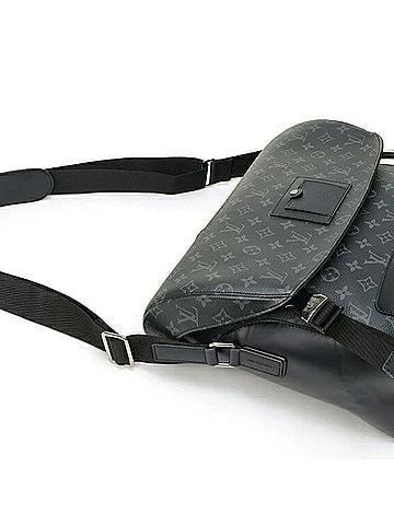 Louis Vuitton Louis Vuitton Voyage MM Bag M40510 Monogram Eclipse Black (view 2)