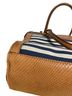 Aldo 100% Synthetic Stripes Blue White Orange Red Brown Tote One size - photo 10