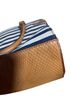 Aldo 100% Synthetic Stripes Blue White Orange Red Brown Tote One size - photo 12