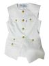 Veronica Beard 53% Linen 29% Polyester 16% Viscose 2% Elastane 100% Polyester Solid White Vest Size 8 - photo 6