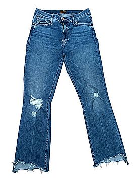 Mother The Insider Crop Step Chew Jeans (view 1)