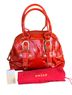 Bally 100% Patent Leather Solid Red Leather Satchel One size - photo 3
