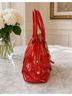 Bally 100% Patent Leather Solid Red Leather Satchel One size - photo 5