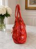 Bally 100% Patent Leather Solid Red Leather Satchel One size - photo 8