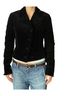 Nicole Farhi 100% Cotton Black Blazer Size 4 - photo 1