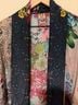 Johnny Was 100% Cupramonium Floral Multi Color Jersey Size M - photo 4