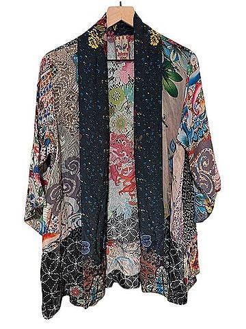 Johnny Was Patchwork Kimono Jersey (view 1)