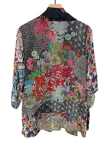 Johnny Was Patchwork Kimono Jersey (view 2)