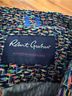 Robert Graham Print Multi Color Blue Yellow Red Green Black Button-Down Shirt Size L - photo 3