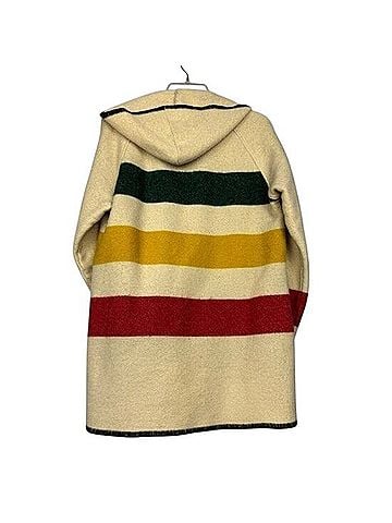Woolrich Hudson’s Bay Wool Hooded Zip Coat Jacket (view 2)