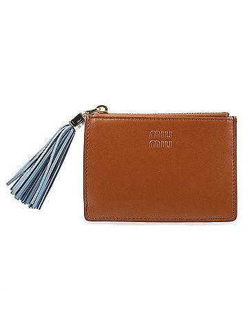 Miu Miu Leather Card Holder (view 1)