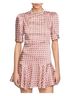 Sandro Floral Pink Ivory Cocktail Dress Size 2 - photo 2