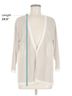 Wrap 100% Linen Tan Wrap Cardigan Size M - photo 5