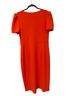 Express Solid Orange Cocktail Dress Size L - photo 2