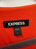 Express Solid Orange Cocktail Dress Size L - photo 3