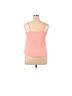Papaya Pink Orange Sleeveless Top Size L - photo 2