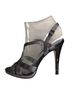 Calvin Klein Black Silver Heels Size 8 1/2 - photo 1