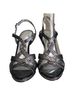 Calvin Klein Black Silver Heels Size 8 1/2 - photo 2