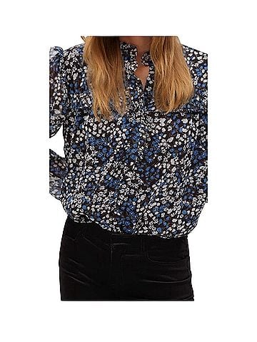 Mango Long Sleeve Button-Down Shirt (view 1)