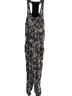 FELICITY & COCO 100% Polyester 100% Polyester Floral Black White Jumpsuit Size S - photo 1