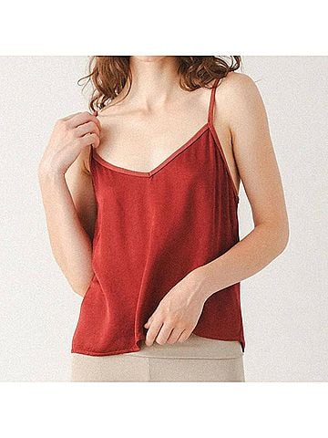 Prairie Underground Shine On Camisole in Brick Satin (view 2)