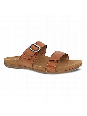 Dansko Women's Justine Sandals in Luggage Calf (view 1)