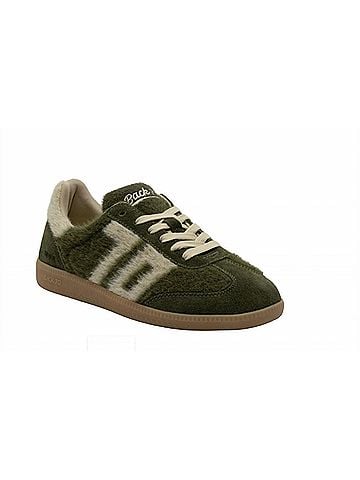 Back 70 Women's Mohair Sport Sneaker in Forest Beige (view 1)