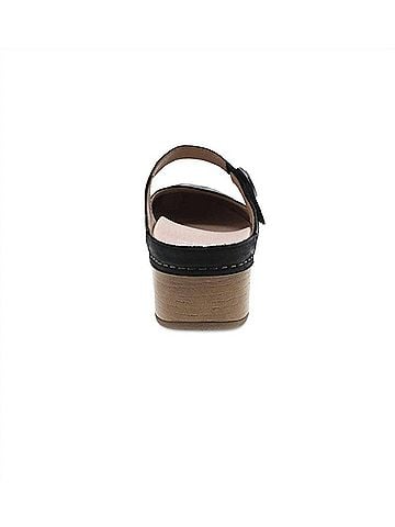 Dansko Women's Bria Leather Mule in Black (view 2)